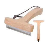 Grooming Comb, Puppy Comb, 6.5 x 3.35 x 1.26 Inches Rust Proof Cleaning Tool, Easy to Use and Clean, Cat Detangling Brush for Small, Medium Dogs, Horse, Puppies, Kittens, Animals