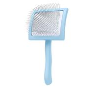 Grooming Curved Slicker Brush for Long-Haired Dogs - Poodle, Golden Doodle, and Dematting (Large) ByT98 (B, 20X9.5CM)