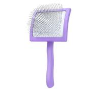 Grooming Curved Slicker Brush for Long-Haired Dogs - Poodle, Golden Doodle, and Dematting (Large) ByT98 (C, 20X9.5CM)