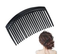 Grooming Hair Brush - 3.15 x 0.39 x 1.97 inches, 15 g ABS Resin, 23 Teeth, Comb with Twist Clip, Versatile Hair Clip for Women, Girls, Parties, Weddings, Festivals, Daily Use