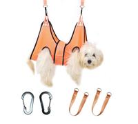 Grooming Hammock - Pet Harness | Hanging Pets, Cat Hammock, Dog Nail Clipper Restraint Device, Small Animal Hook Medication Feeding Anti-Scratch Bag, Sling Retention