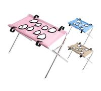 Grooming Hammock Small Dogs - Puppy Bath Hammock, 8-Hole Design Cat Anti Escaping Grooming Sling, Kitten Puppy Indoor Home Ear Cleaning Teeth Brushing | Iron Polyester Lasting Design