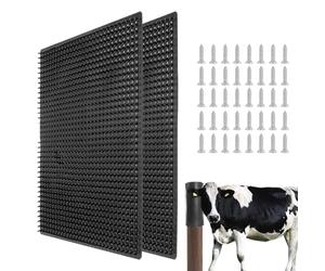 Grooming Itch Relief Toy - Livestock Scratching Brush, Outdoor Barn Pasture Pads, Textured Equine Massage Mats, Playground Stall Farm Barn Stables Shed | Winter Coat Shedding Aids For Horse
