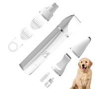 Grooming Kit for Cats, Rechargeable Cordless Electric Grinder - Low Noise Electric Grooming Kit for Dog Care at Home, for Grooming Cats in Paws, Face, Hip, Hair and Nails