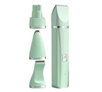 Grooming Kit for Dogs and Cats | Electric Shaver, 4 in 1 Silent Cordless Kit for Claws, Mingled Hair, Face, Ears, Paws