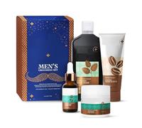 Grooming Kit for Men | Face & Body Scrub, Charcoal Body Wash, Rosemary Beard Oil & Hair Serum | Complete Skincare & Haircare Combo Set