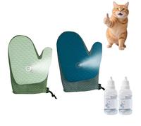 Grooming Mist Glove for Pets, Thickened Strong Pet Spray Gloves - Anti Static, No Fly Away Hair, Loose Hair Removal & Detangling, for Cats & Dogs (Mixed#3)