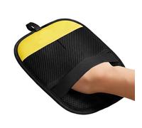 Grooming Mitt - Static Cling Lift, Double Sided Pad with Texture, Reusable Rubber Mesh, Rapid Collection, for Carpet Laundry Couch Clothes Furniture Home Travel Puppy Kitten