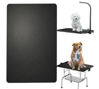 Grooming Table Mat, 24 X 36inch Non-Slip Rubber Dog Grooming Mat for Table, Portable Soft Pet Grooming Table Mat for Home Pet Grooming Waterproof Easy Clean