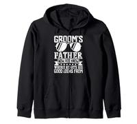 Groom's Father Now You Know Where He Gets His Good Looks Fro Zip Hoodie