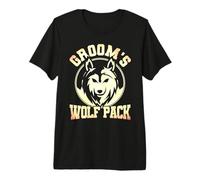Grooms Wolfpack Team JGA Bachelor Bachelor Party Premium T-Shirt