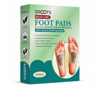 GROOTS Premium New Foot Patches Stress Relief Patch Solution, Toxin Remover cleansing Foot Pads, Pain Relief,Weight Loss Sleep Patch for Detoxification, For Men & Women (1 BOXES = 10 Patches)