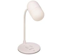 Groov-e Apollo Touch Control LED Desk Lamp with Built-in Wireless Charger & Bluetooth Speaker - White (GV-WC02)