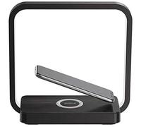 Artemis LED Touch Lamp with Wireless Charging Pad - Black