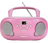 Groove Boombox CD Player with Radio - Pink