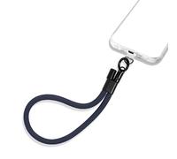 groov e Braided Phone Wrist Lanyard - Universal Adjustable Smartphone Wristlet Strap for Phone Cases - Navy