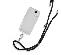 groov e Cross Body Phone Lanyard - Long Adjustable Smartphone Shoulder Strap for Phone Cases - Black