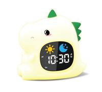 groov e Cuties Alarm Clock with LED Night Light, White Noise & Sleep Training - Rory Dinosaur