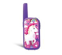 Groov-e Cuties Children's Walkie-Talkies - Unicorn - Pink and Purple Kid's Walkie-Talkie with 500m Range, Clear Sound, LED Indicator, and Call Ring, Battery Operated