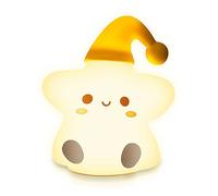 Groov-e Cuties Colour Changing Kids Rechargeable LED Night Light - Ezra Star White
