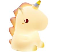 GROOV-E Cuties Rainbow Unicorn Kids Multicolour Night Light - USB Rechargeable, White