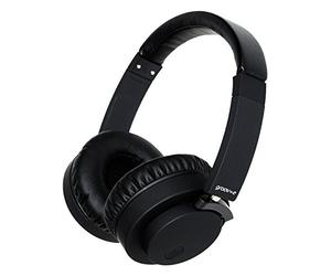 groov e Fusion - Wireless Bluetooth Headphones - Over the Ear Headphone with Built-in Mic, Removable Audio Cable, & 35Hrs Audio Playback - Bluetooth & 3.5mm Audio Jack - Black