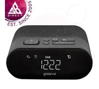 GROOV-E Roma GV-CR03 DAB/FM Clock Radio - Black, Black
