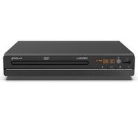 Groov-e Compact DVD Player - Media Device with Full HD 1080p Upscaling, Media Box with USB, Mp3 and CD Support, Multi Region Disc Playback, Includes Remote - Black