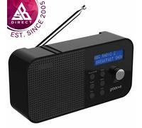 Groov-e GVDR04BK Venice Portable DAB/FM Digital Radio Black UK Plug shop4world.com