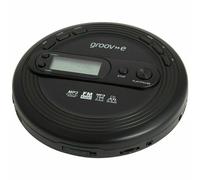 Groov-e GVPS210BK Retro Series Personal CD MP3 Player with FM Radio & LCD -Black