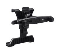 groov e Headrest Mount - In-Car Holder for Tablets & Smart Phones with 360 Degree Rotation & Secure Grip - For Backseat Entertainment During Long Car Trips - Black