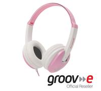 Groov-e Kidz DJ Style Headphone - Pink/White (GV590PW)