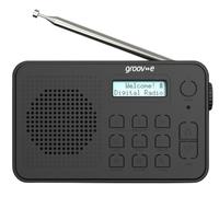 GROOV-E Madrid Portable DAB/FM Bluetooth Radio - Black, Black