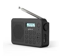GROOV-E MADRID RECHARGEABLE FM/DAB DIGITAL RADIO WITH ALARM CLOCK - GVDR10BK