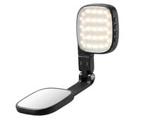 groov e Magnetic Clip-On Selfie Ring Light with Mirror for Smartphones
