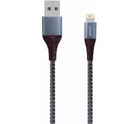 groov e MFI Lightning to USB-A Charging Cable 1M Braided - Space Grey Brand
