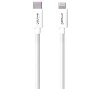 GROOV-E MFI LIGHTNING TO USB-C CHARGING CABLE 1M - WHITE - GVMA046WE