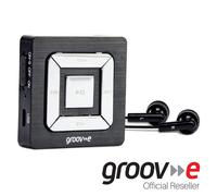 GROOV-E MP3 PLAYER PORTABLE | 8GB MEMORY & CABLE | 3.5MM PORT SHUFFLE - GVPS8BK