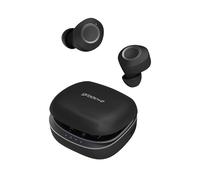 groov e Music Buds True Wireless Earphones with Active Noise Cancelling - Touch Controls, Built-in Mic, Voice Assistant, Charging Case - Black
