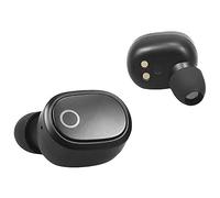 groov e Music Buds - Wireless Bluetooth In-Ear Earphones - Earbuds with Built-in Mic, Hands-Free Calling, Charging Case, & Voice Assistant - 18hrs Audio Playback - Black