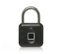 GROOV-E MY LOCK SMART FINGERPRINT RECOGNITION PADLOCK - BLACK - GVTR01BK