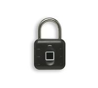 Groov-e Smart Padlock My Lock – Fingerprint, 10-user memory, Zinc Alloy, 12M Battery – Black