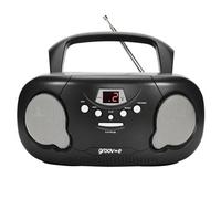 Original Boombox GV-PS733 Portable FM/AM Boombox - Black, Black