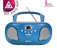 Groov-e Original Boombox Portable CD Player with AM/FM Radio│LED Display│InUK