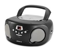 Groov-e Original Boombox Portable CD Player with Radio - Black