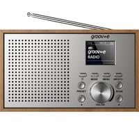 GROOV-E Oslo Portable DAB/FM Bluetooth Radio - Brown & Grey, Silver/Grey,Brown
