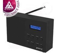 Groov-e Paris Portable DAB/FM Digital Radio with Bluetooth Connectivity│Black