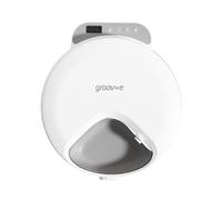 Groov-e Pet-Tech Automatic Wet Food Pet Feeder - Cat & Small Dog Food Dispenser, 4x 240 ml Compartments, Timed Schedule Up to 4 Meals Daily, Includes 2 Ice Packs - Battery Powered - White