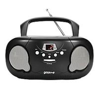 Groov-e Portable Cd Radio Boombox GVPS733/BE Black