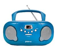 Groov-e Portable Cd Radio Boombox GVPS733/BE Blue